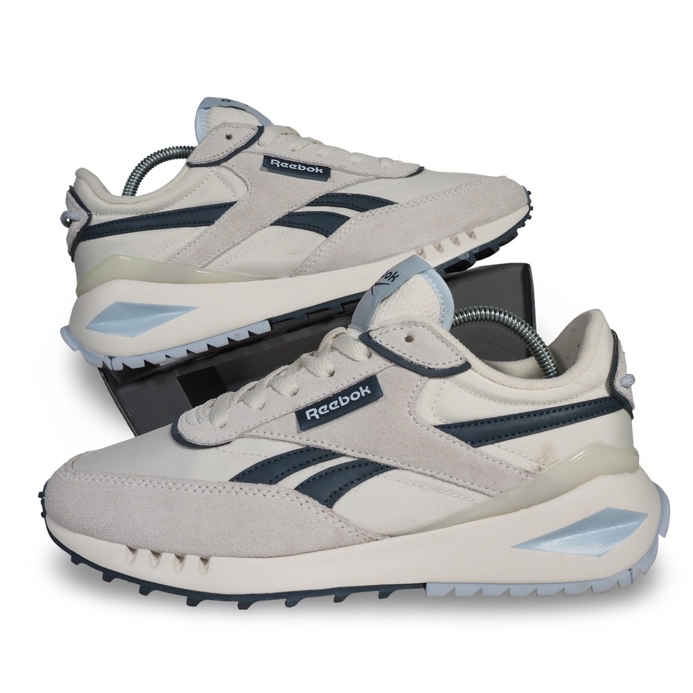 Reebok Forte Racer Feel Good Blue Sneakers Women's 8 Cream Navy‎ 30155WCDL